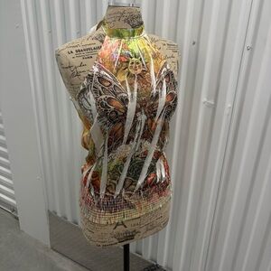 Vintage 90s fairy and sun graphic halter